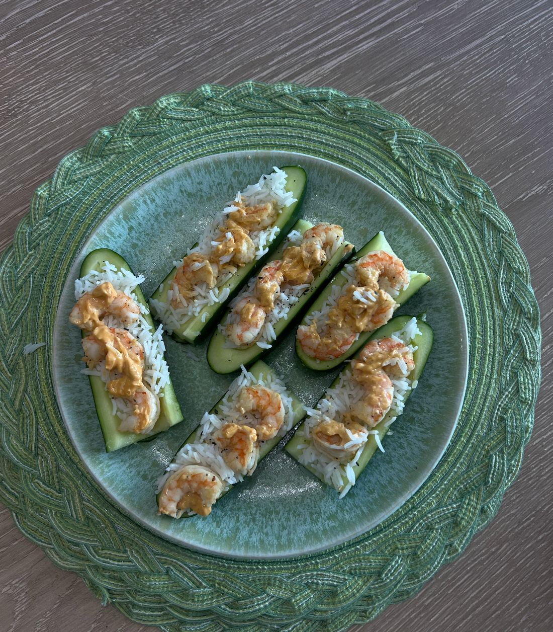 Shrimp Avocado Cucumber Boats Recipe