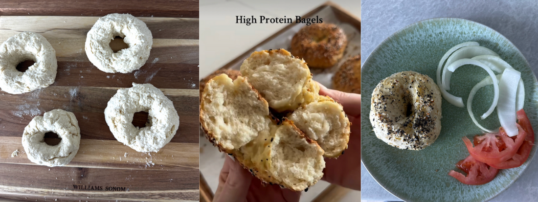 High-Protein Bagel Recipe with Just 4 Ingredients